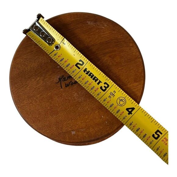 Kamani Wood Bowl Wooden Trinket Dish Boho Rustic Guitar Music Gift Jewelry Mini - Picture 7 of 7